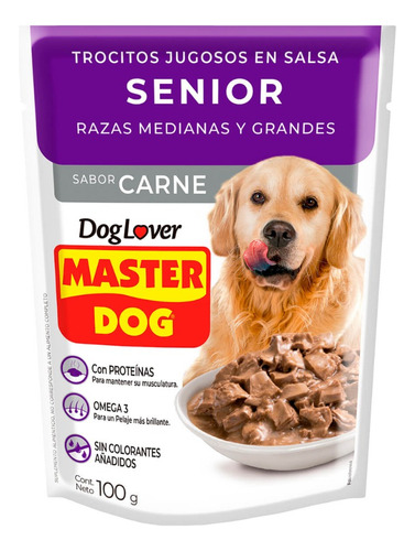 Sachet Master Dog Senior 20 Un.