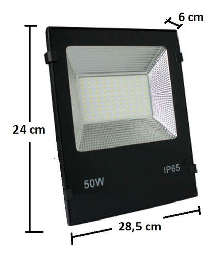 Reflector Foco Led Exterior 50w Blanco Nuevo Garantía