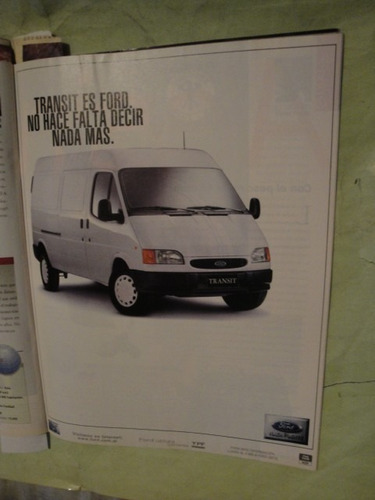 Publicidad Ford Transit Año 1998