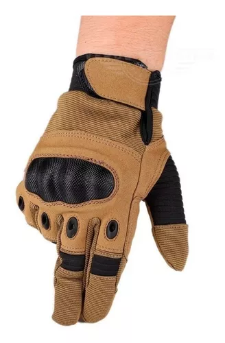 MFH Guantes Tácticos de Acción para Hombre Empuñadura de Nudillos Paintball  Airsoft Mitones OD Verde