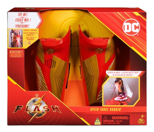 Dc Comics, The Flash Espinilleras, Luces Y Sonidos