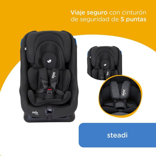 Autoasiento Joie Silla De Auto Steadi Coal Color Negro Negro