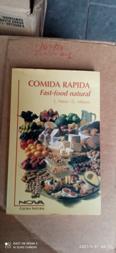 Libro Comida Rápida. Fast Food Natural. Nava Y Milano