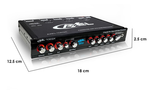 Imagen 4 de 4 de Pre Amplificador 5 Bandas Efecto Epicentro Axel By Steelpro