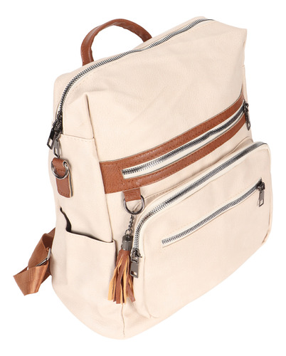 Mochila Para Mujer De Piel Sintética, Bolso De Hombro Casual