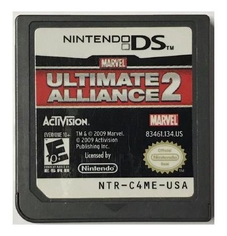 Jogo Marvel Ultimate Alliance 2 (sem Capa) - Ds - Usado (Usado)