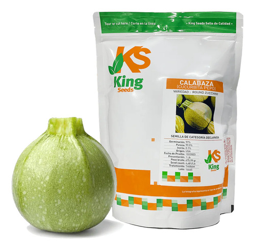Semilla De Calabaza Round O Bola Zuccini 1 Libra