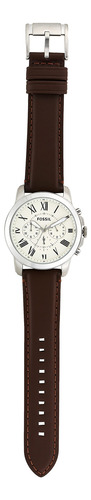 Reloj Fossil Grant Fs4735 Para Hombre, Acero Inoxidable, Mar