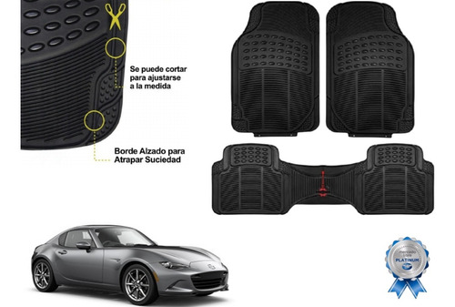 Tapetes Uso Rudo Negros Lds Mazda Mx5 Rf 2023