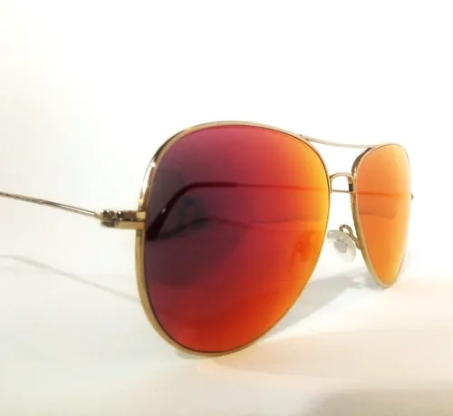 Anteojo Espejado Clipper De Sol Eco Estilo Aviador