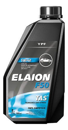 Aceite Para Motor Ypf Elaion F50 Sintetico 5w40 1l