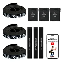Comprar Kit 3 Ligas Bandas Resistencia Pull Ups Crossfit Negras #3 + 7 Bonos Calistenia Mma Box Elasticas Ejercicio Tapout