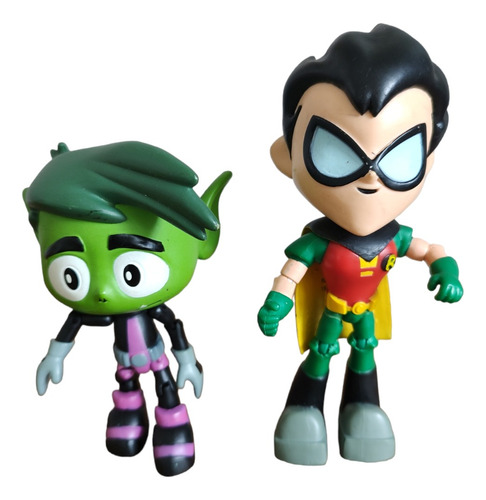 Teen Titans Go Dc Comics Chico Bestia Y Robin Imp. Jazzwares (Usado)