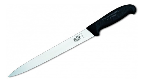 Cuchillo Victorinox Para Fiambres Hoja 25cm Fibrox 5.4503.25