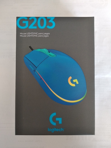Imagen 4 de 6 de Mouse Gamer Logitech G Series Lightsync G203 Azul Sevengamer
