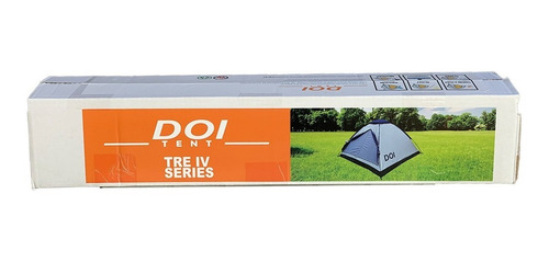 Imagen 3 de 9 de Carpa 4 Pers Doi Basic Camping Alumizada Con Uv Tex V Unica