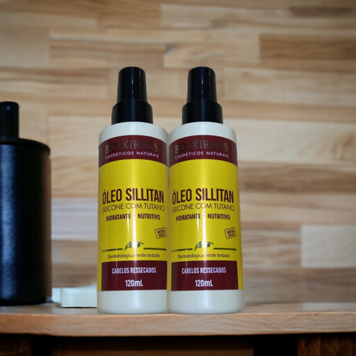 Kit 2 Óleo Capilar Sillitan Bio Extratus Redutor Volum 120ml