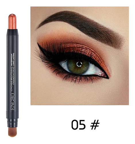 General Barra De Sombra De Ojos 6 Colores Shimmer Glitter