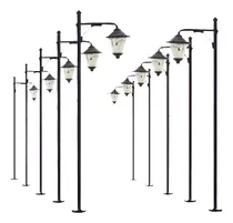 Comprar Lym10 Ferrocarril De Modelo 10pcs Led Farola Calle Lámparas 