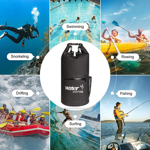Mochila Impermeable De Playa Con Bolsa Seca De 10 Litros, 2