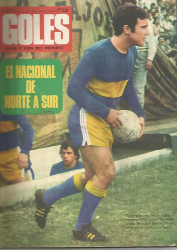 Revista / Goles / Nº 1242 / Año 1972 / Tapa Potente De Boca