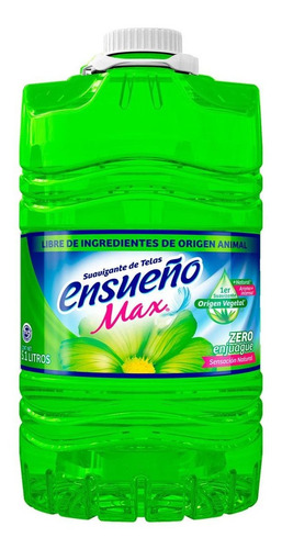 Suavizante De Telas Ensueño Max Zero Enjuague Sensación Natural 5.1l