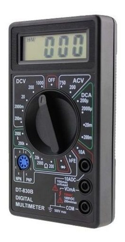 Multimetro Digital Dt-830b Tester De Mano Con Cables