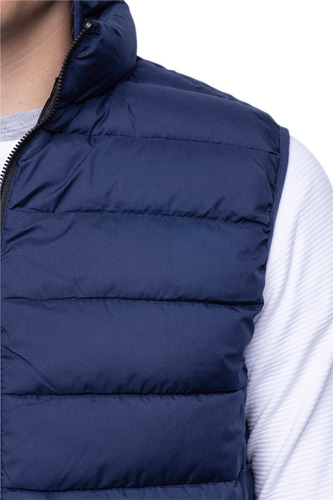 Campera Chaleco Inflado Hombre Ultra Liviano Capucha Abrigo