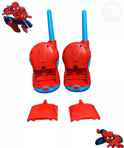 Personagem de desenho animado homem-aranha Rádio Walkie-talkie Pai-criança  ao ar livre Jogo interativo brinquedos infantis