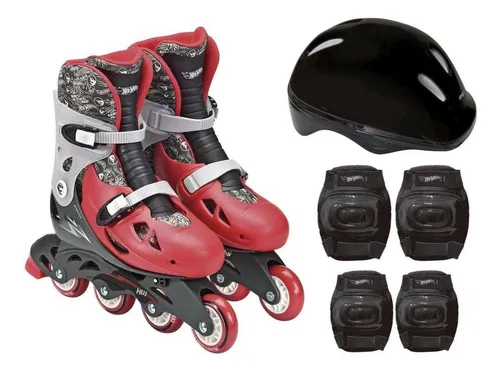 Hot Wheels Patins Ajustável G2 Tam 37 Ao 40 - Fun Divirta-se