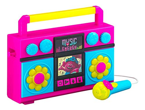 Ekids Trolls World Tour Sing Along Boom Box Altavoz Con Micr