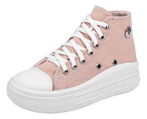 Tenis Mod 2476 Para Mujer American Polo Color Rosa D1