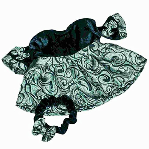 Imagen 6 de 6 de Ropa Para Muñecas Vestido De Fiesta Elegante Con Diadema