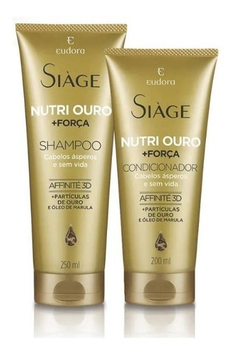 Eudora - Nutri Ouro - Combo Shampoo E Condicionador