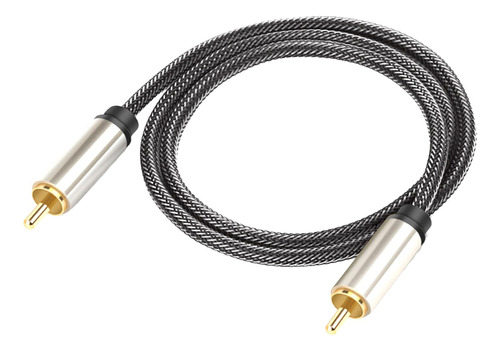 Cable Coaxial De Audio Digital Estéreo Chapado En Oro Y 2m