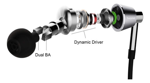 Auriculares Bluetooth 1more Triple Driver Bt Hi-res Ldac Sil