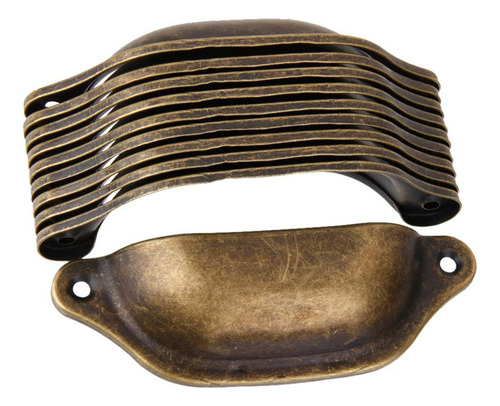 Vintage Copper Bronze Pequena Sala De Estar Hardware Bin