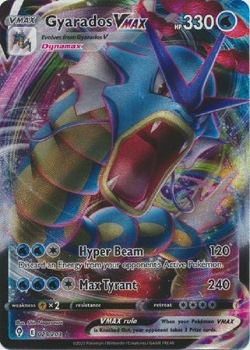 Pokemon Tcg - S & S - Evolving Skies - Gyarados Vmax 29/203 (Usado)