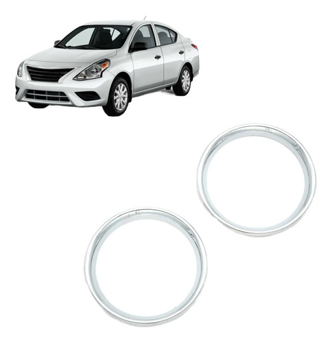 Aros Cromados Embellecedor Ventilas A/c Nissan Versa March