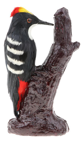 Pájaro Carpintero Emplumado Artificial Modelo Animal
