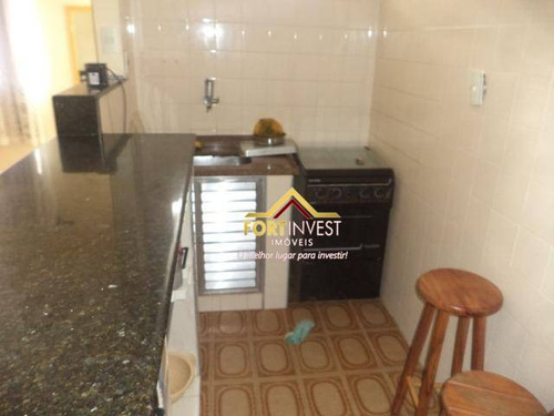 Kitnet Com 1 Dormitório À Venda, 32 M² Por R$ 145.000,00 - Boqueirão - Praia Grande/sp - Kn0044