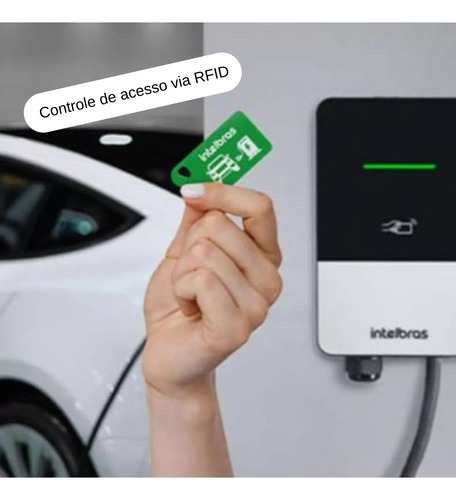 Carregador Carro Eletrico 7,4kw Estação De Recarga Intelbras