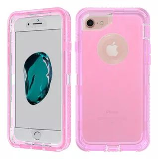 Funda Case Transparent Para iPhone 6/7/8/plus Usorudo 3 En 1