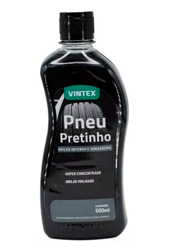 Pneu Pretinho Vintex 500ml Vonixx Brilho Molhado