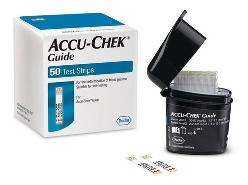 50 Tiras Reactivas Accu Chek Guide // Cintas