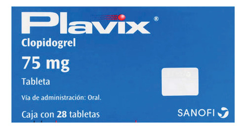 Plavix 75 Mg 28 Tab Pack De 1 Unidad