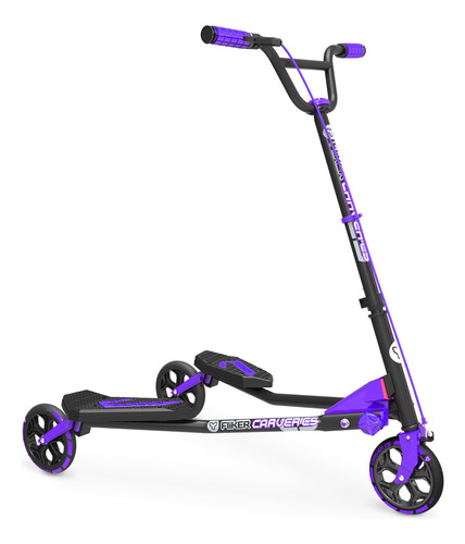 Yvolution Y Fliker Carver C5 Scooter De 3 Ruedas Plegable Wi