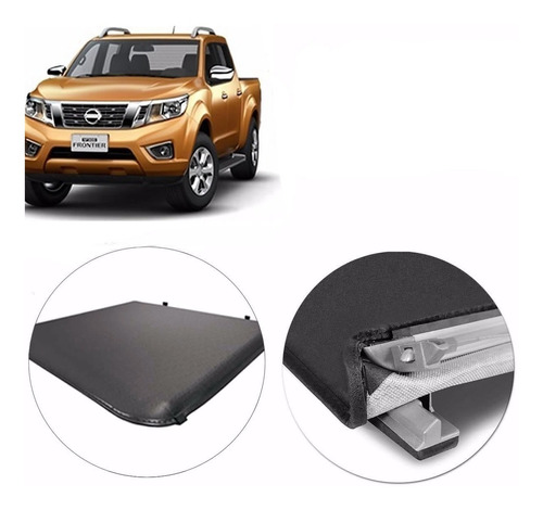 Lona Flash Cover P/ Nissan Frontier 2016 2017 2018 2019 2020