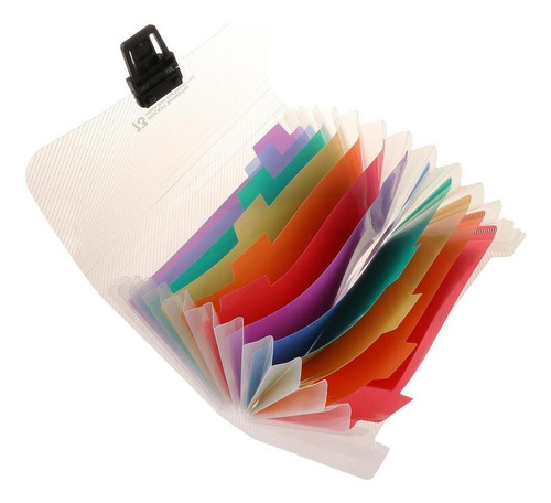 Mini Expansor De Pasta De Arquivos Portátil A6 De 13 Bolsos