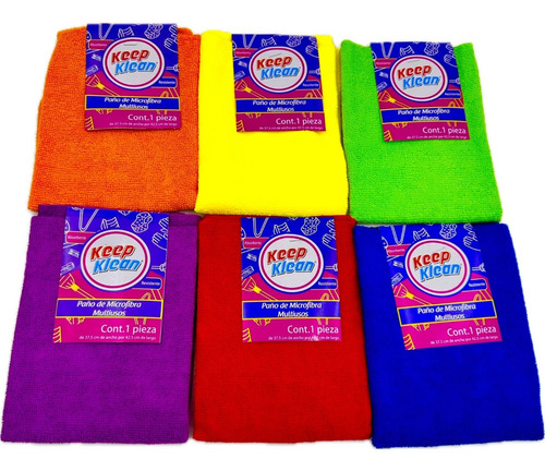 10 Trapo Paño De Microfibra Grande Multiusos 49x75 Cm R